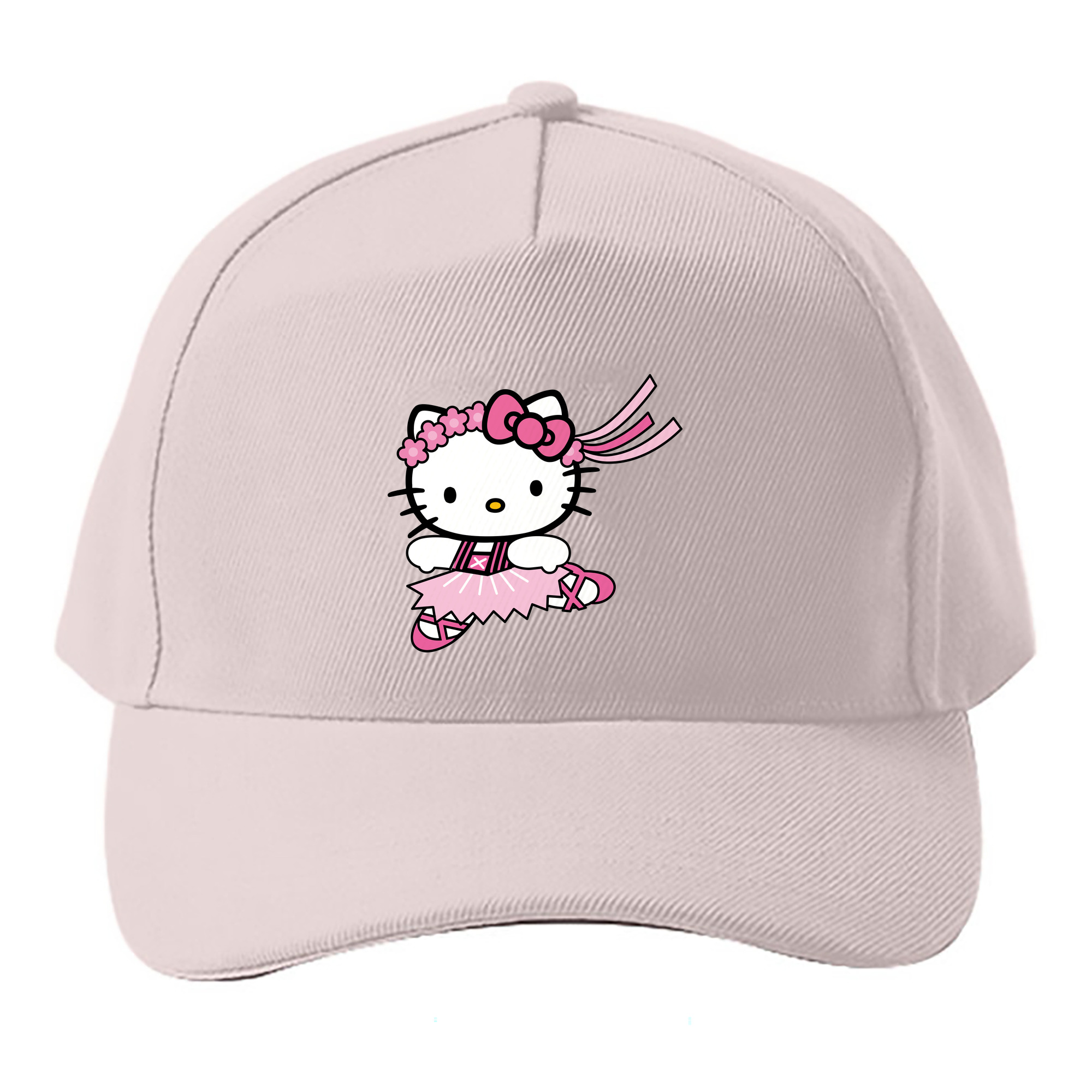 （画像用） Hello Kitty ハローキティ ベースボールキャップ 綿100％ 男女兼用 帽子 スポーツ